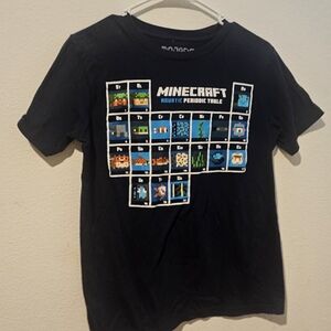 Minecraft Dark Blue Graphic T-Shirt